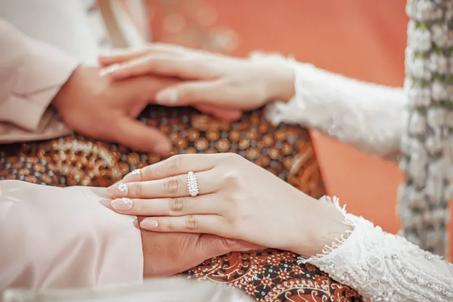 Batik symbolism in weddings